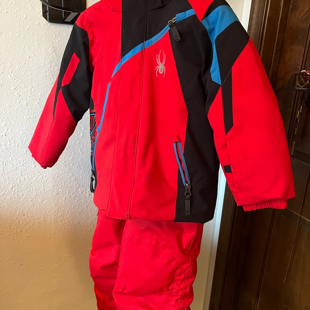 Spyder, Boys Winter Coat, Spider Red, Size 4